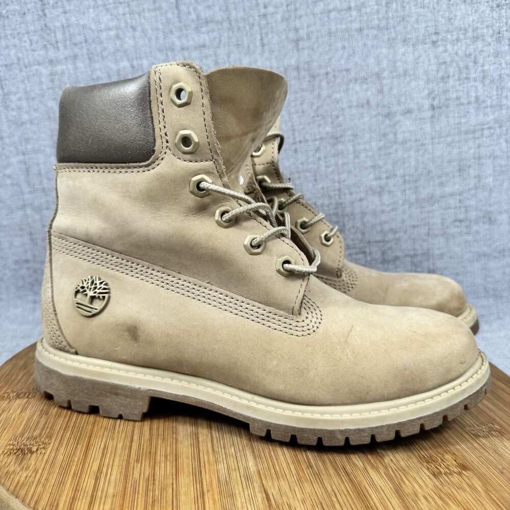 Timberland Boots Women's 7 M Premium 6 Inch Nubuck Leather